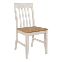 Timber and white online dining chairs